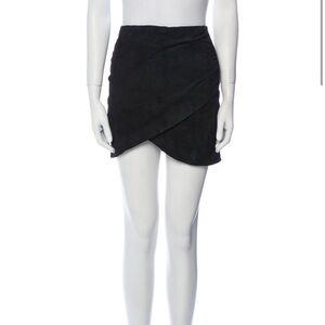 Alice and Olivia genuine suede skirt